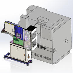 Front Load Machine Tending Robot