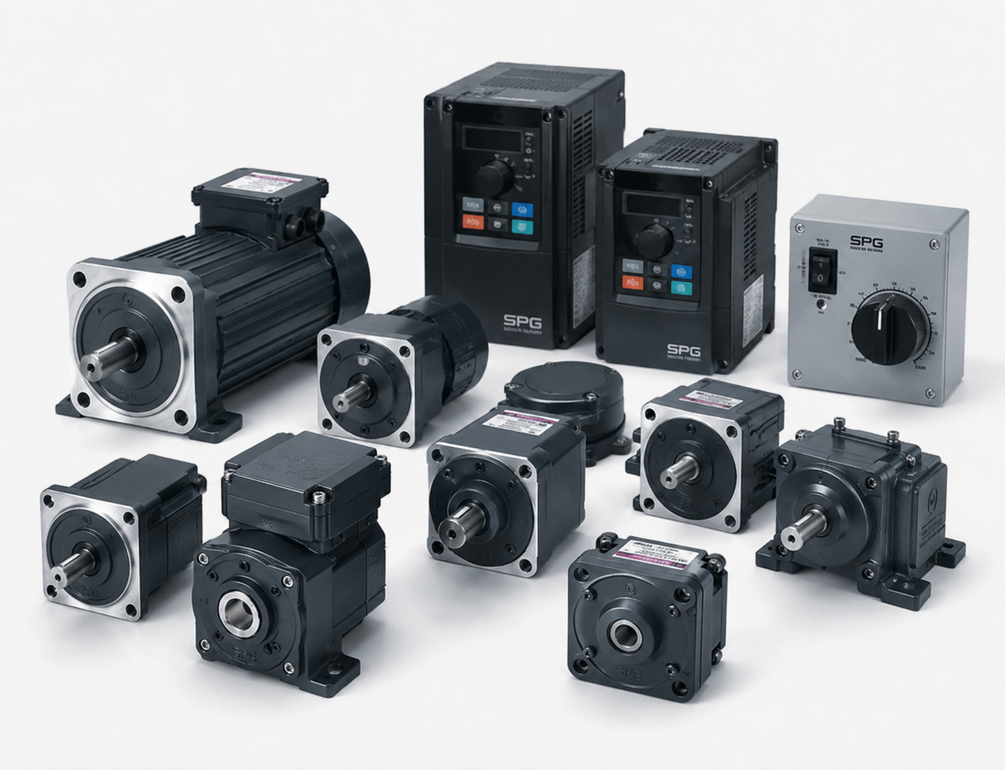 Industrial AC geared notors