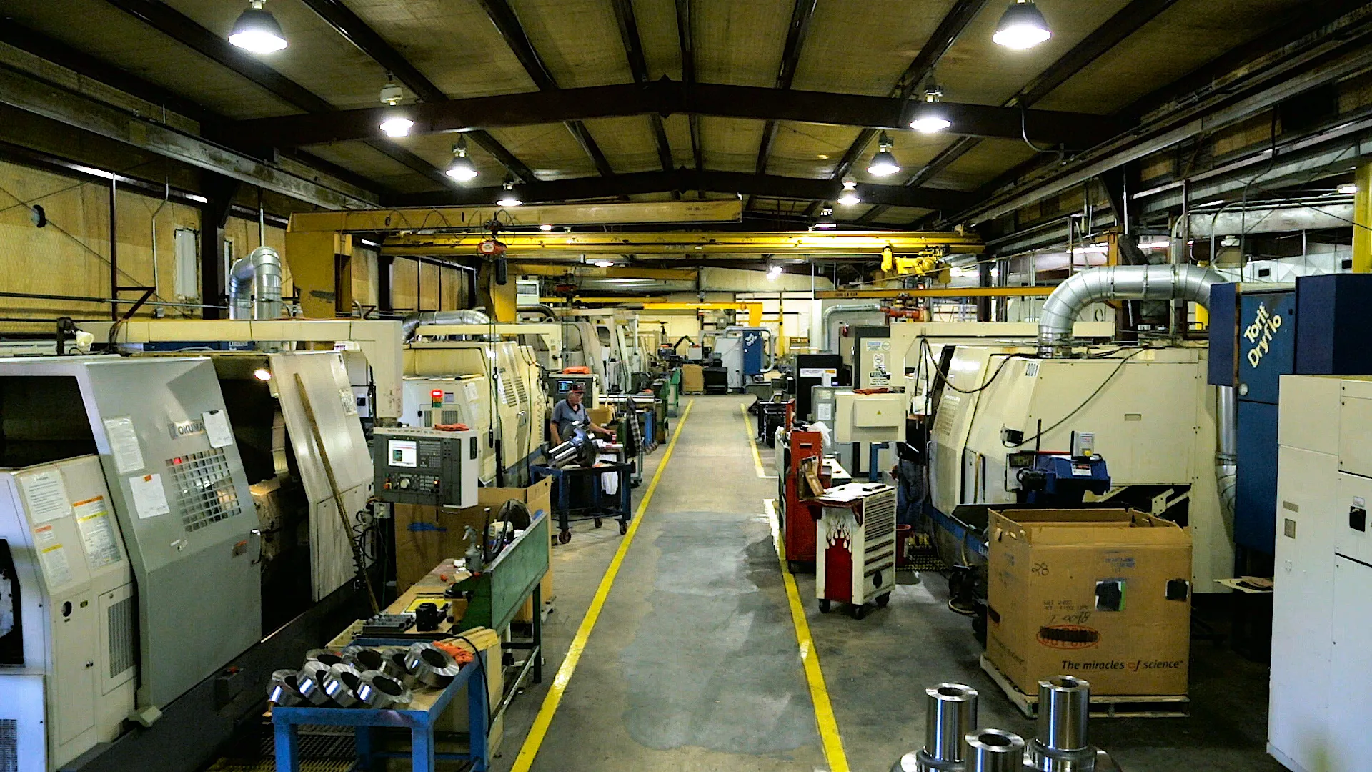 Gantry Machine Tending Robot