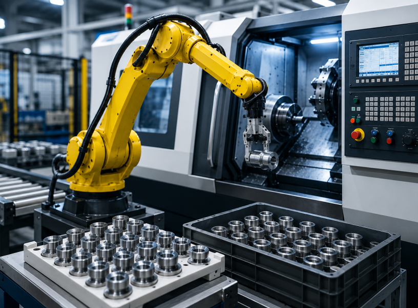 CNC Machine Tending Robot